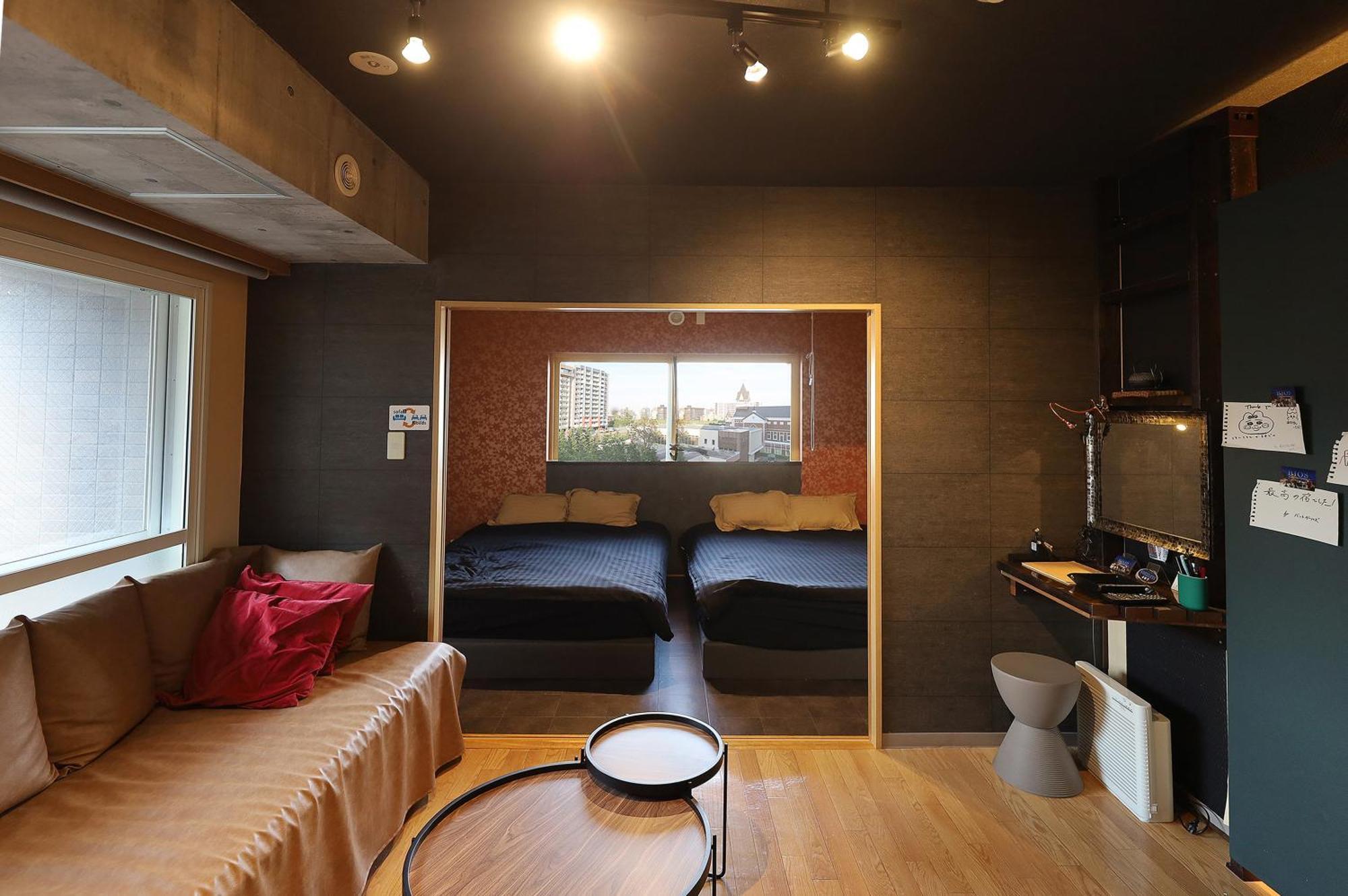 Biosvilla522-Sapporo Susukino Night- 1Room W-Beds2&S-Beds2 6Persons Exterior foto